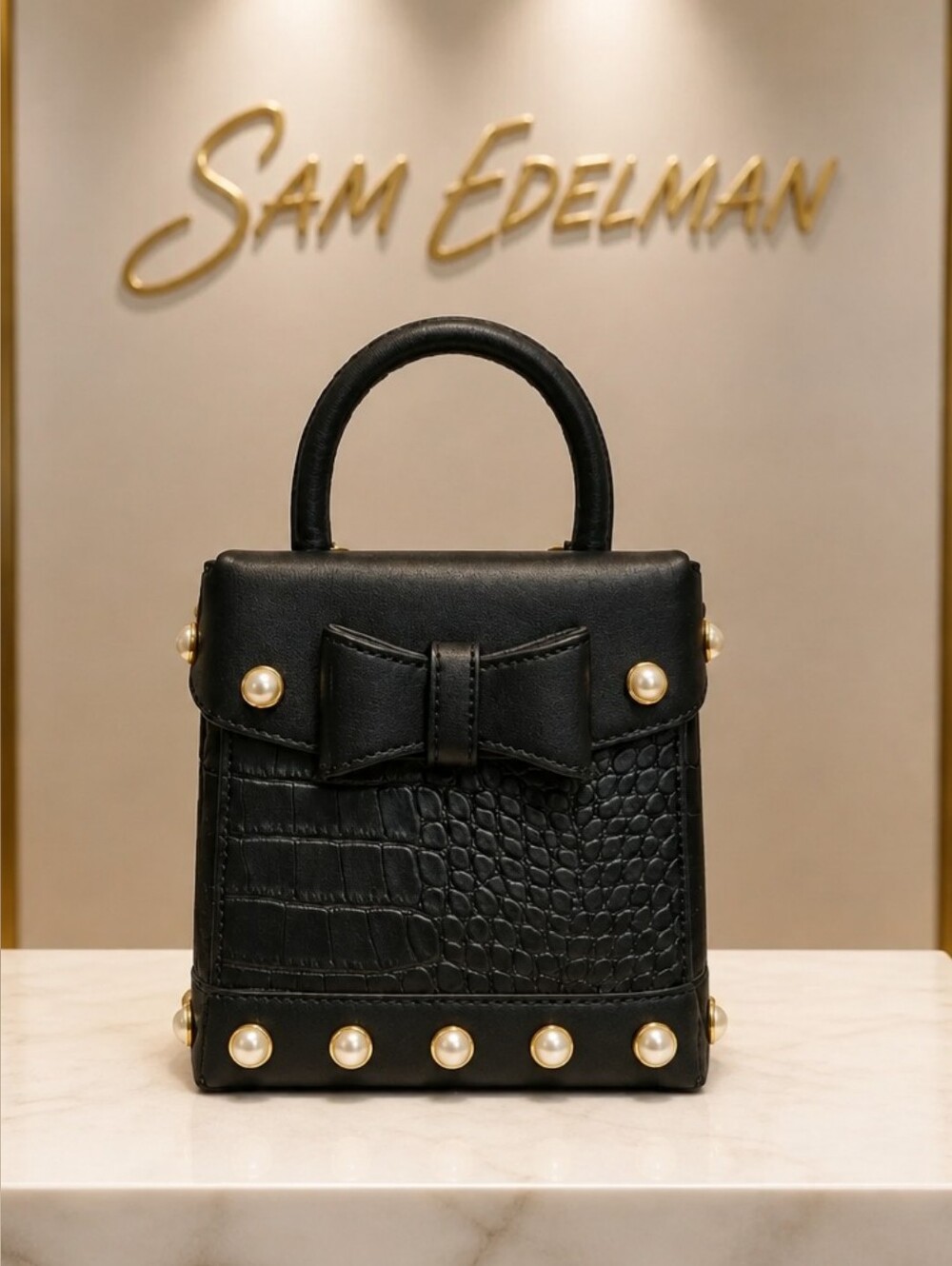Sam Edelman Charlie Croco Box Bag